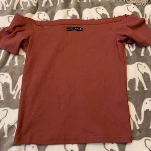 A&F Off the shoulder Top